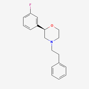 (2R)-2-(3-fluorophenyl)-4-(2-phenylethyl)morpholine