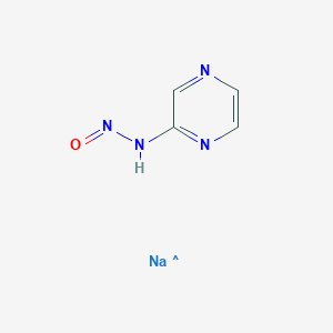 molecular formula C4H4N4NaO B1262909 NSC-361456 free 