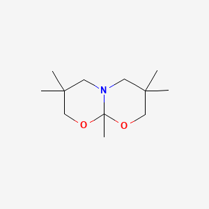 molecular formula C12H23NO2 B1262910 3,3,6,6,8a-五甲基四氢-1,8-二氧-4a-氮杂萘 