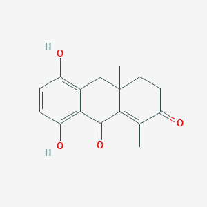 molecular formula C16H16O4 B1262915 Cordiaquinol I 
