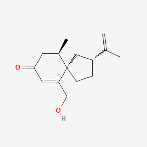 molecular formula C15H22O2 B1262933 15-Hydroxysolavetivone 