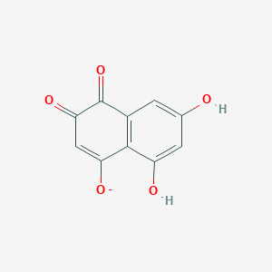molecular formula C10H5O5- B1262938 Flaviolin-2-olate 