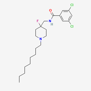 3,5-Dichloro-n-[(4-fluoro-1-nonylpiperidin-4-yl)methyl]benzamide