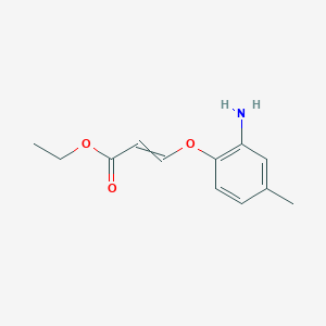 Ethyl 3-(2-amino-4-methylphenoxy)prop-2-enoate