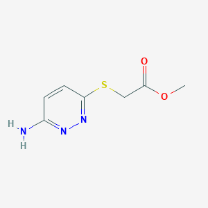 Methyl [(6-aminopyridazin-3-yl)sulfanyl]acetate