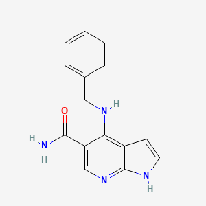 4-(Benzylamino)-1h-pyrrolo[2,3-b]pyridine-5-carboxamide