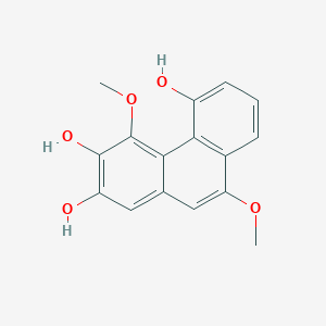 molecular formula C16H14O5 B1263003 2,3,5-三羟基-4,9-二甲氧基苯并芘 
