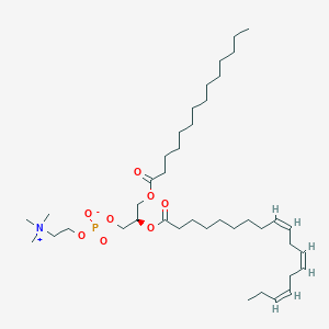 molecular formula C40H74NO8P B1263005 PC(14:0/18:3(9Z,12Z,15Z)) 