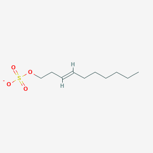 molecular formula C10H19O4S- B1263006 (3E)-癸-3-烯-1-基硫酸盐 