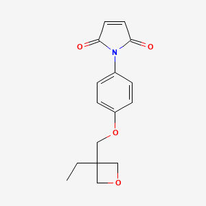 1-{4-[(3-Ethyloxetan-3-yl)methoxy]phenyl}-1H-pyrrole-2,5-dione