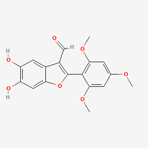 molecular formula C18H16O7 B1263015 紫花苜蓿 