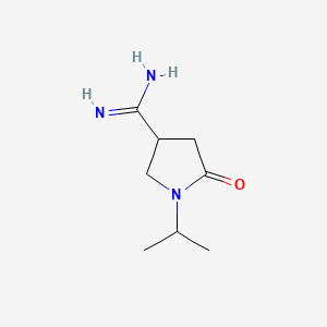 1-Isopropyl-2-oxopyrrolidine-4-carboxamidine