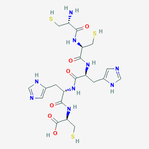 L-Cysteinyl-L-cysteinyl-L-histidyl-L-histidyl-L-cysteine