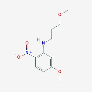 5-methoxy-N-(3-methoxypropyl)-2-nitroaniline