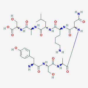 L-Tyrosyl-L-seryl-L-alanyl-L-asparaginyl-L-lysyl-L-leucyl-L-alanyl-L-serine