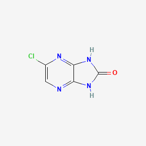 molecular formula C5H3ClN4O B1263024 5-Chloro-1H-imidazo[4,5-b]pyrazin-2(3H)-one CAS No. 33386-23-1