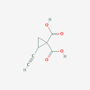 2-Ethynylcyclopropane-1,1-dicarboxylic acid