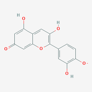 molecular formula C15H9O6- B1263031 花青素(1-) 