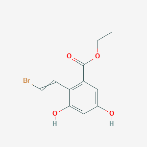 Ethyl 2-(2-bromoethenyl)-3,5-dihydroxybenzoate