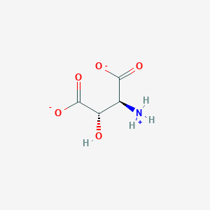 molecular formula C4H6NO5- B1263032 (3S)-3-羟基-L-天冬氨酸(1-) 