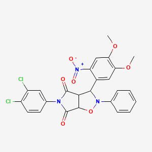 molecular formula C25H19Cl2N3O7 B12630340 C25H19Cl2N3O7 