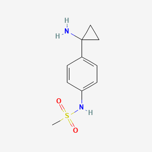 Methanesulfonamide, N-[4-(1-aminocyclopropyl)phenyl]-