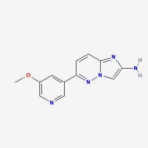 6-(5-Methoxypyridin-3-yl)imidazo[1,2-b]pyridazin-2-amine