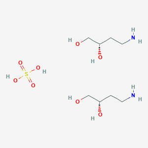 (2S)-4-aminobutane-1,2-diol;sulfuric acid