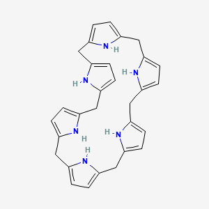 molecular formula C30H30N6 B1263057 卡[6]吡咯 