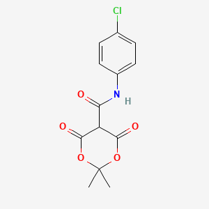 N-(4-chlorophenyl)-2,2-dimethyl-4,6-dioxo-1,3-dioxane-5-carboxamide