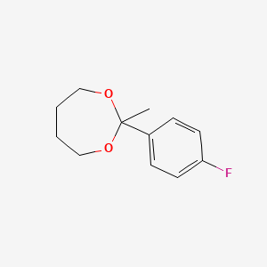 2-(4-Fluorophenyl)-2-methyl-1,3-dioxepane