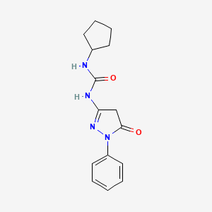 N-Cyclopentyl-N'-(5-oxo-1-phenyl-4,5-dihydro-1H-pyrazol-3-yl)urea