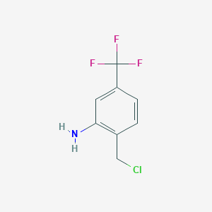 2-(Chloromethyl)-5-(trifluoromethyl)benzenamine