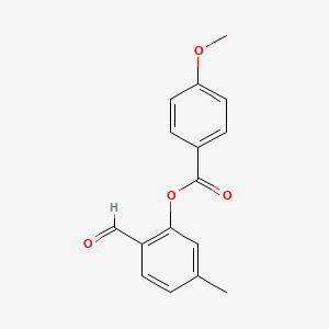 2-Formyl-5-methylphenyl 4-methoxybenzoate