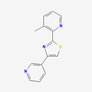 2-(3-Methyl-2-pyridyl)-4-(3-pyridyl)thiazole