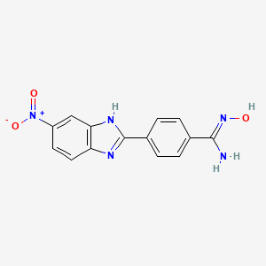 4-(6-Nitro-2-benzimidazolyl)benzamidoxime