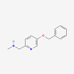 1-(5-(Benzyloxy)pyridin-2-YL)-N-methylmethanamine