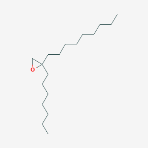 molecular formula C18H36O B12630747 2-Heptyl-2-nonyloxirane CAS No. 922163-87-9