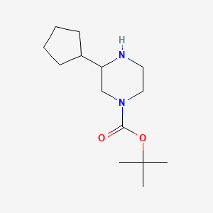 Tert-butyl 3-cyclopentylpiperazine-1-carboxylate