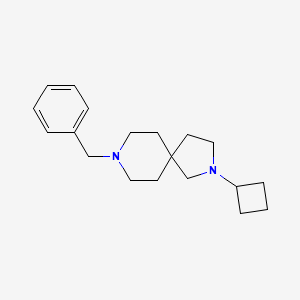 molecular formula C19H28N2 B12630788 2,8-Diazaspiro[4.5]decane, 2-cyclobutyl-8-(phenylmethyl)- CAS No. 1001054-51-8