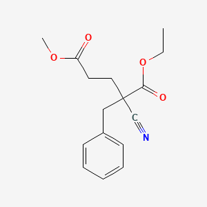 1-Ethyl 5-methyl 2-benzyl-2-cyanopentanedioate