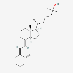 molecular formula C27H44O B1263084 3-Deoxy-25-hydroxyvitamin D3 