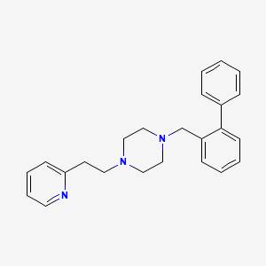 1-[([1,1'-Biphenyl]-2-yl)methyl]-4-[2-(pyridin-2-yl)ethyl]piperazine