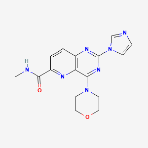 2-imidazol-1-yl-N-methyl-4-morpholin-4-ylpyrido[3,2-d]pyrimidine-6-carboxamide