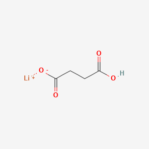 molecular formula C4H5LiO4 B1263088 Monolithium succinate CAS No. 17229-80-0
