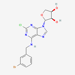 (2R,3R,4R)-2-(2-Chloro-6-(3-bromobenzylamino)-9Hpurin-9-yl)-tetrahydrofuran-3,4-diol