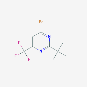 4-Bromo-2-tert-butyl-6-(trifluoromethyl)pyrimidine