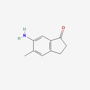 6-Amino-5-methyl-2,3-dihydro-1H-inden-1-one