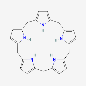 molecular formula C25H25N5 B1263095 杯[5]吡咯 
