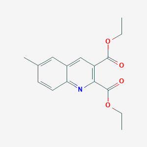 6-Methylquinoline-2,3-dicarboxylic acid diethyl ester